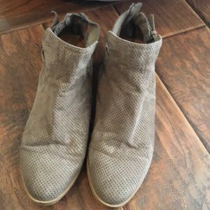 Taupe ankle boots
